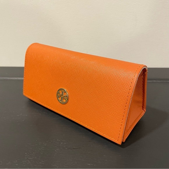 TORY BURCH Orange Sunglasses Case - Picture 2 of 7